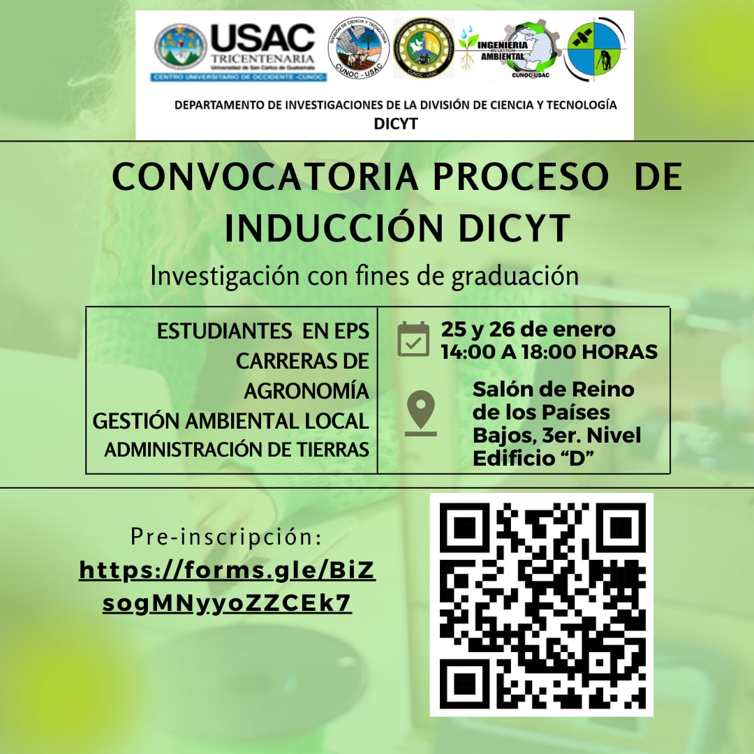 Convocatoria Inducción DICYT 