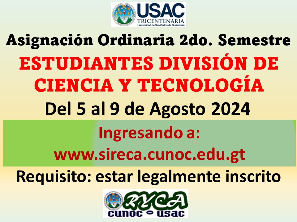 Asignación Ordinaria del Segundo Semestre 2024