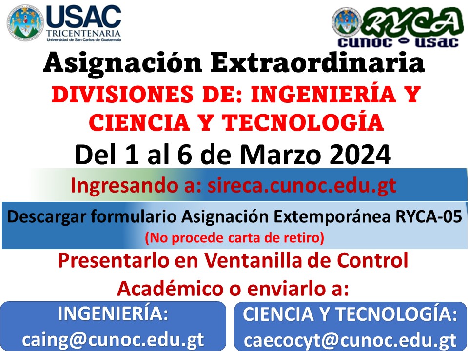 Asignación Extraordinaria Primer Semestre 2024